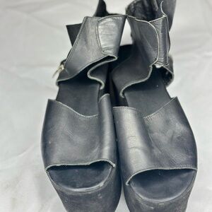 Unif Black Platform Sandals